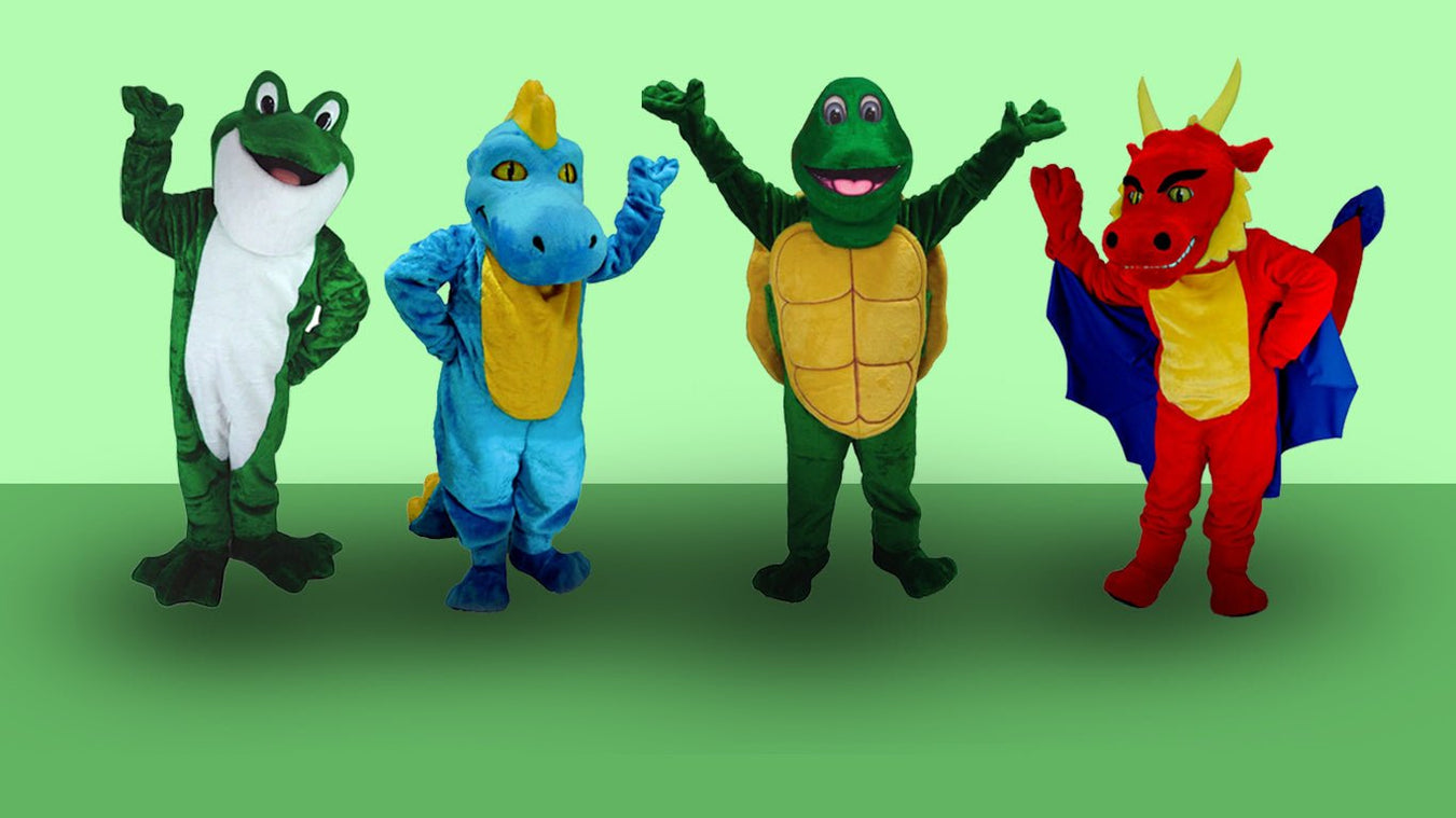 Reptile Lizard Mascot Costumes - The Mascot Store