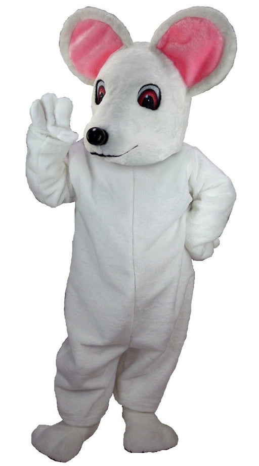 Albino Mouse Mascot Costume (Thermolite) - The Mascot Store your one stop shop for handmade custom Mascots!