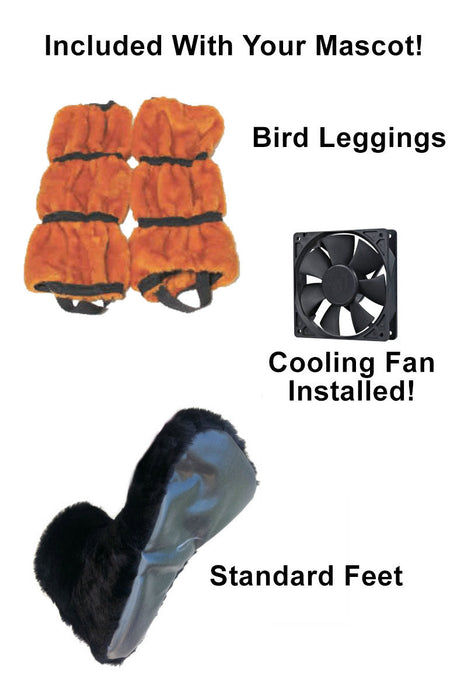 Blue Jay Bird Mascot Costume (Thermolite)