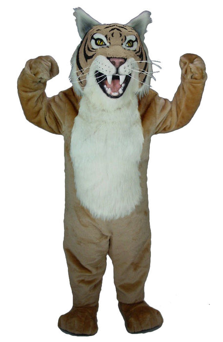 Tan Wildcat Mascot Costume