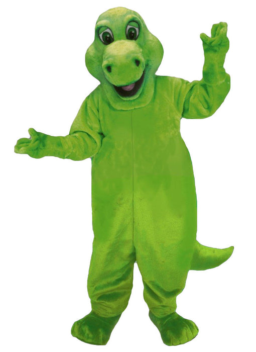 Green Dinosaur Mascot Costume