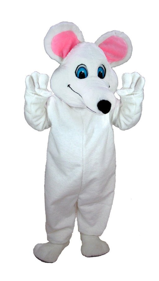 T0067 White Mouse Mascot Costume (Thermolite)