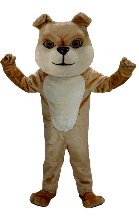 T0075 Cream Bulldog Mascot Costume (Thermolite)