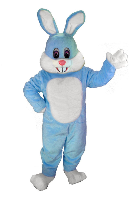 T0244 Light Blue Toon Bunny Mascot Costume (Thermolite)