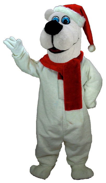 Xmas Bear Mascot Costume T0268 for Christmas and holiday events, professional quality with customizable colors