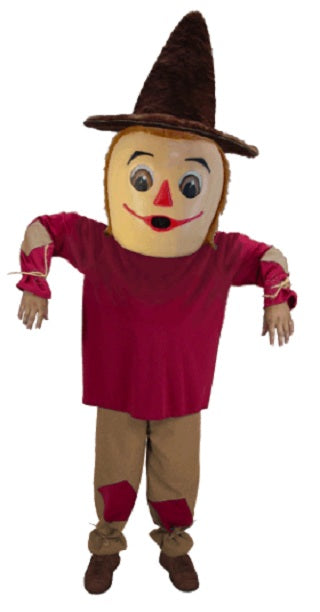 Scarecrow Mascot Costume T0282, professional quality with customizable colors.