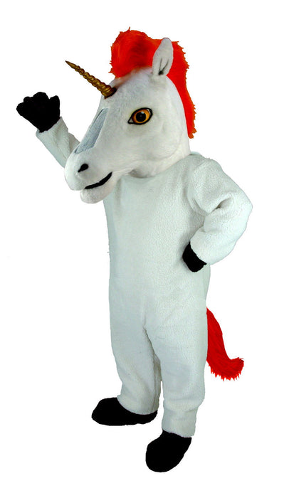 Unicorn Mascot Costume customized for teams and events, high-quality material