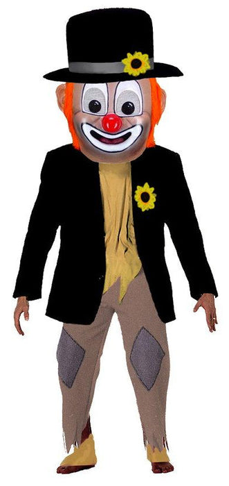 Hobo Clown Mascot Circus Costume T0287 for circus and event performances, professional quality with customizable colors.