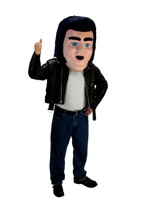 50's Guy Mascot Head Only Costume T0290 for events, professional quality with customizable colors.