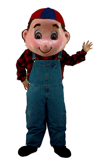 Kid Mascot Head Only Boy Child Costume T0292 for events, professional quality with customizable colors.