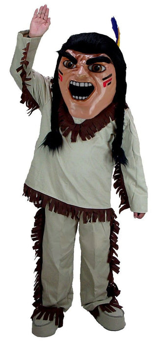 T0302 Brave Indian Mascot Costume (Thermolite)