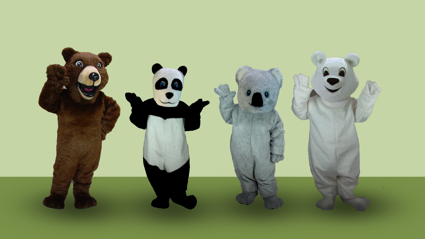 bear mascot costumes