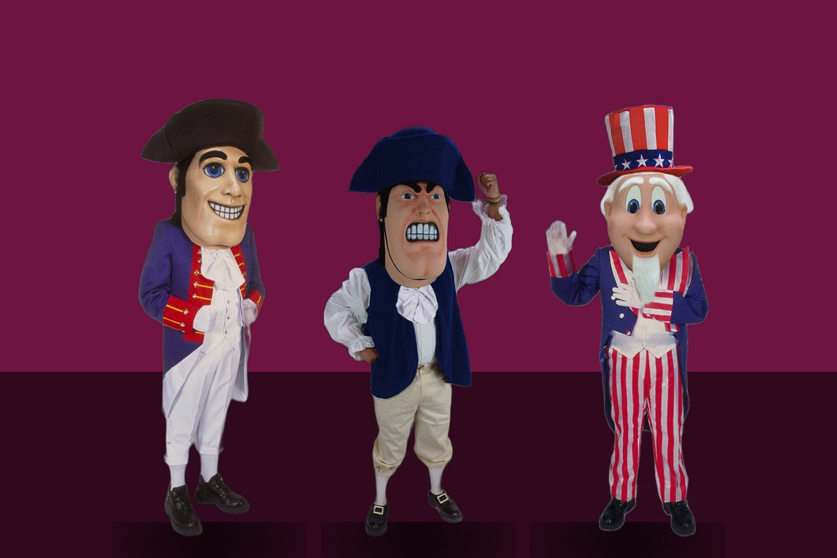 Patriotic Character Mascot Costumes