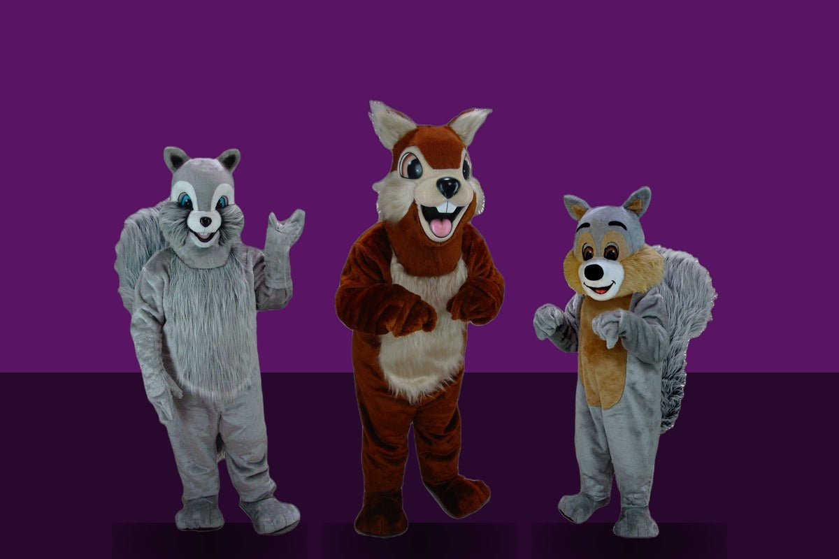 Squirrel and chipmunk mascot costumes - The Mascot Store