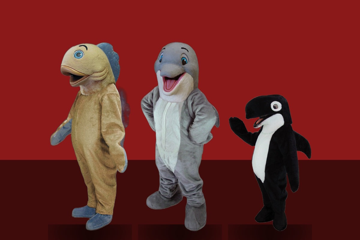 Ocean Themed Mascot Costumes