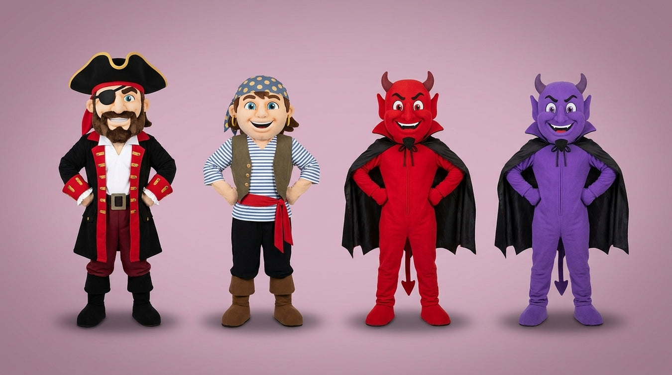 Pirate & Devil Mascot Costumes - The Mascot Store