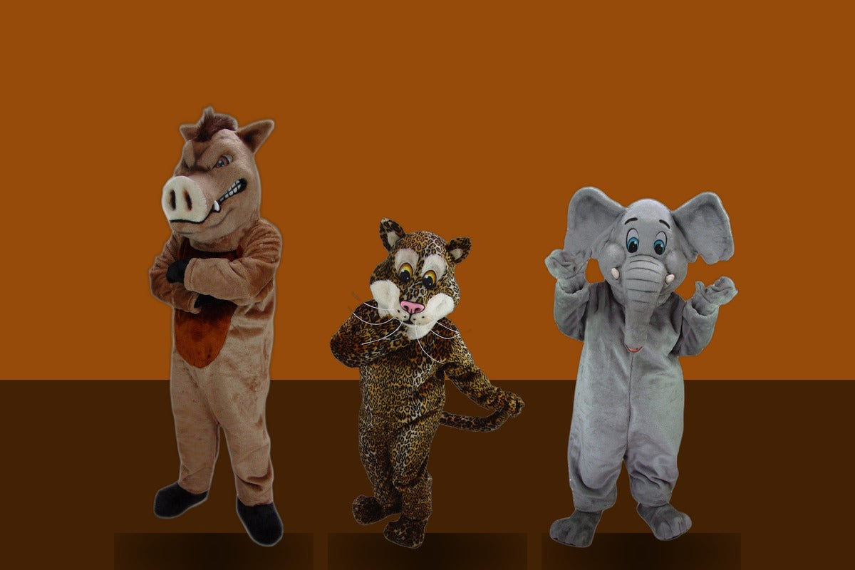 Jungle Themed Mascot Costumes