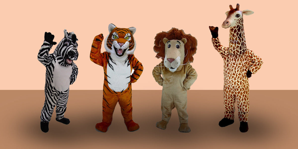 Jungle Themed Mascot Costumes The Mascot Store