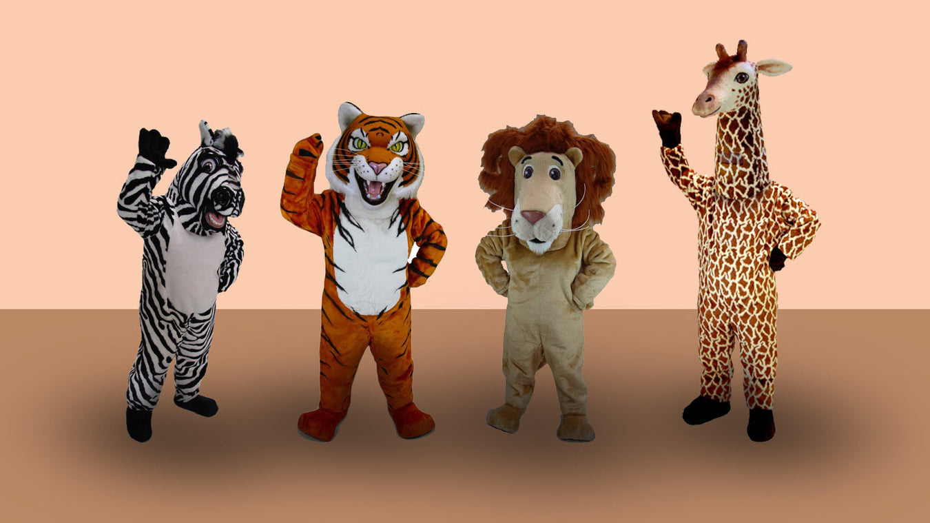 Jungle Themed Mascot Costumes