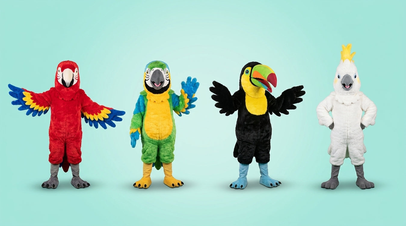 Parrot & Tropical Bird Mascot Costumes - The Mascot Store