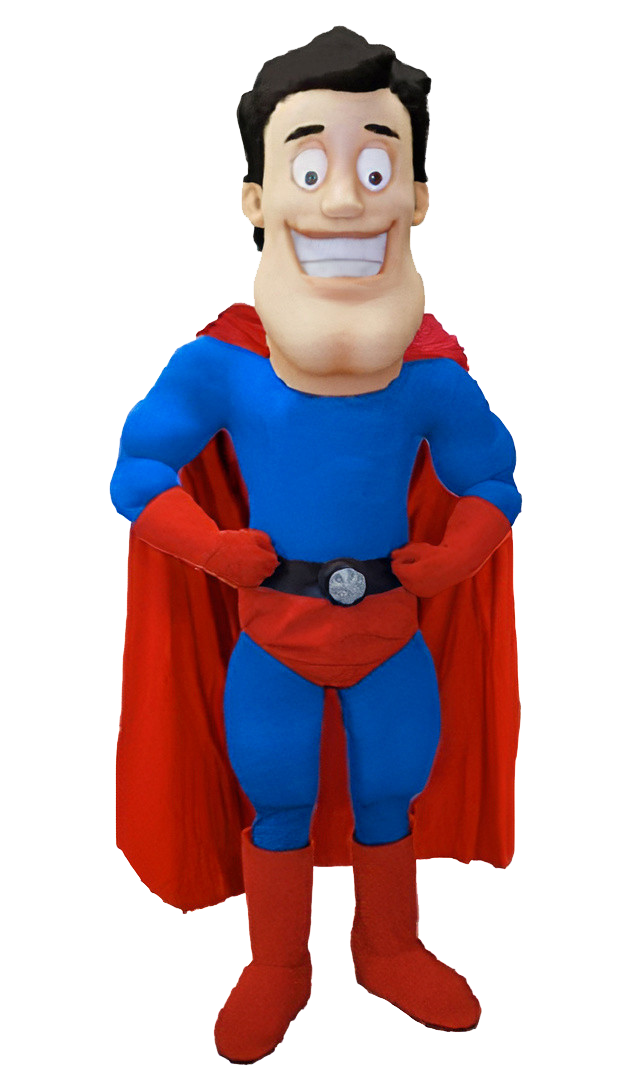 Super Hero Mascot - Professional Mascot Costumes