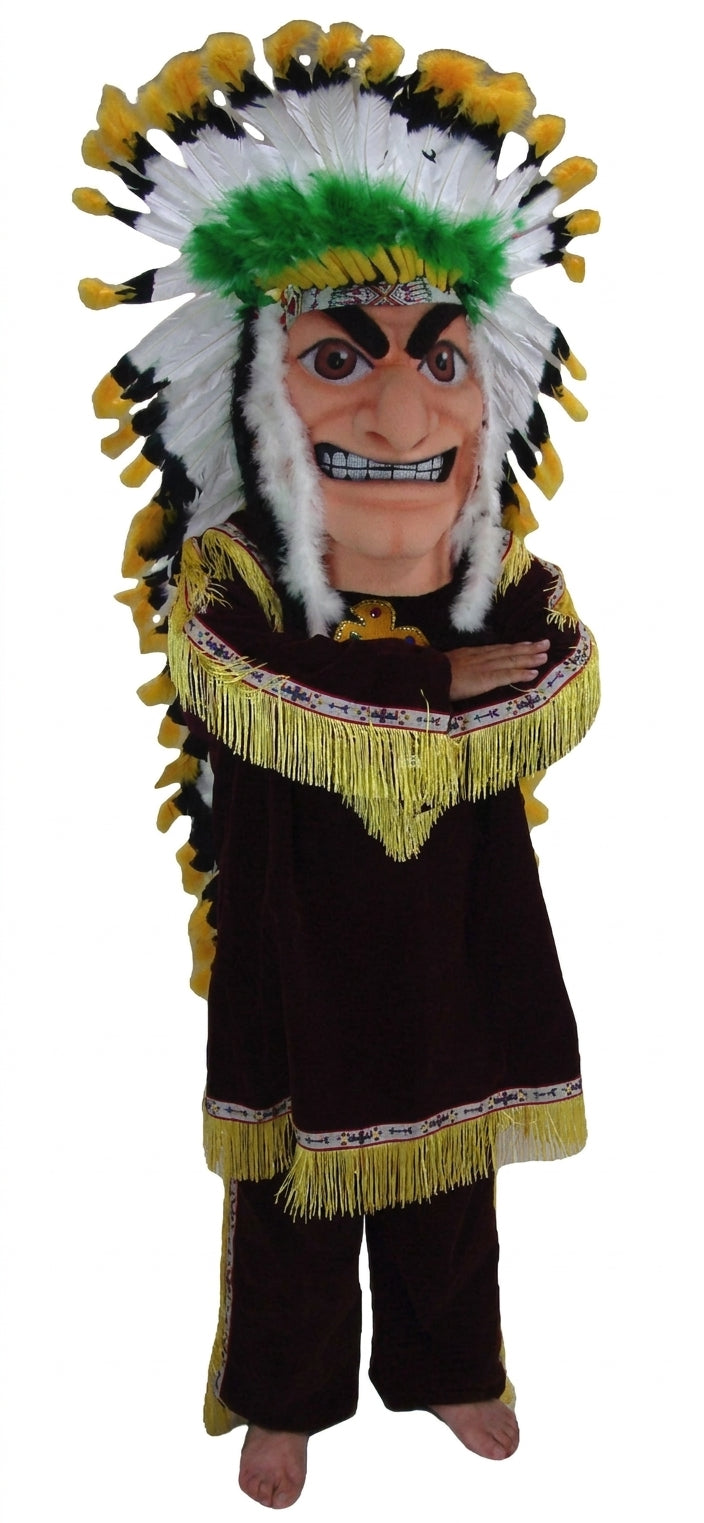 Native American Chief Mascot Costume - professional mascot costume from The Mascot Store