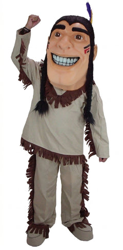 Happy Brave Indian Mascot Costume - professional mascot costume from The Mascot Store