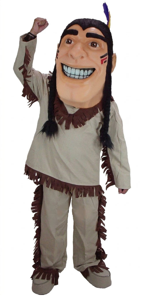 Happy Brave Indian Mascot Costume - professional mascot costume from The Mascot Store