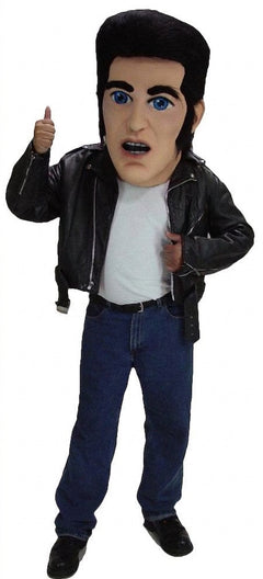 Cool 50's Greaser Mascot Head Costume - professional mascot costume from The Mascot Store