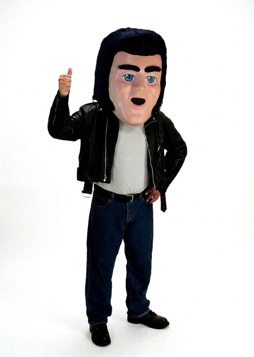 Cool 50's Greaser Mascot Head Costume (Thermolite) - professional mascot costume from The Mascot Store