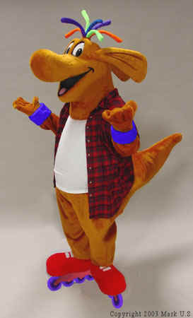 Roller Roo Mascot