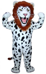 African Lion Mascot - Short fur / Dalmatian mascot costume