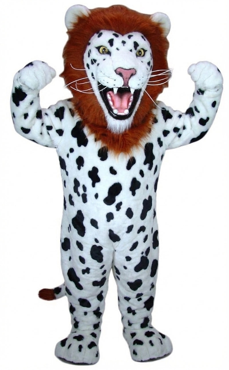 African Lion Mascot - Short fur / Dalmatian mascot costume