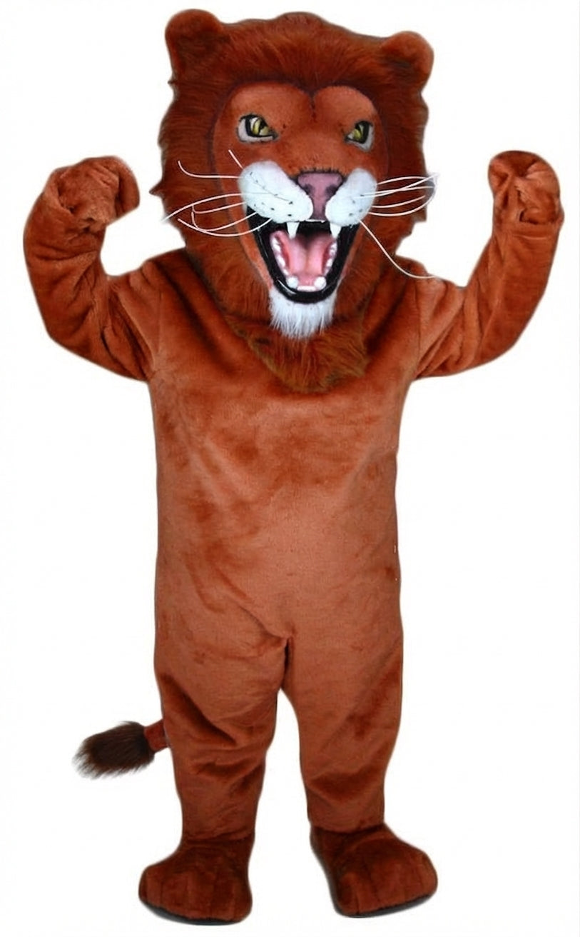 African Lion Mascot - Short fur / Rust mascot costume