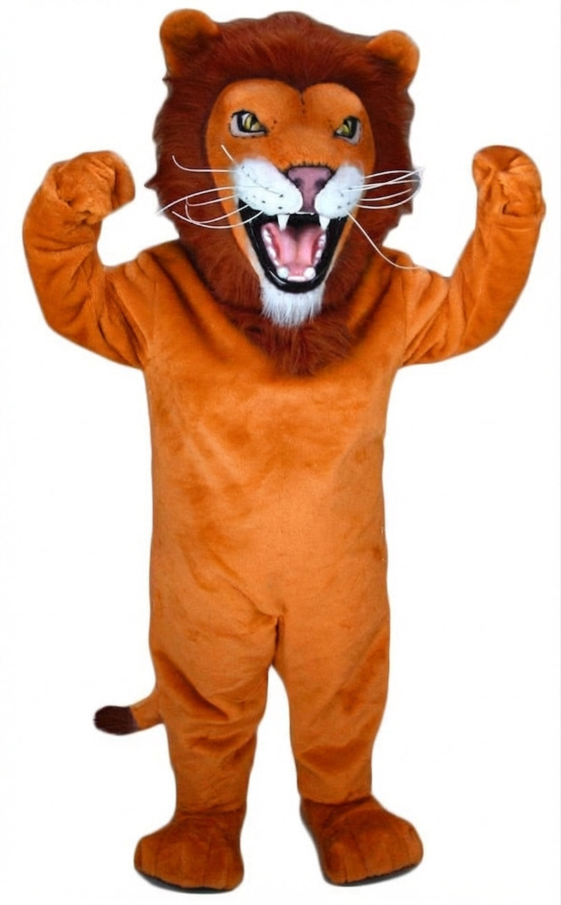 African Lion Mascot - Short fur / Tiger Orange mascot costume