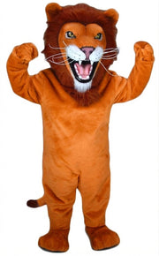 African Lion Mascot - Short fur / Tiger Orange mascot costume