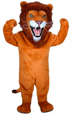 African Lion Mascot - Short fur / Tiger Orange mascot costume