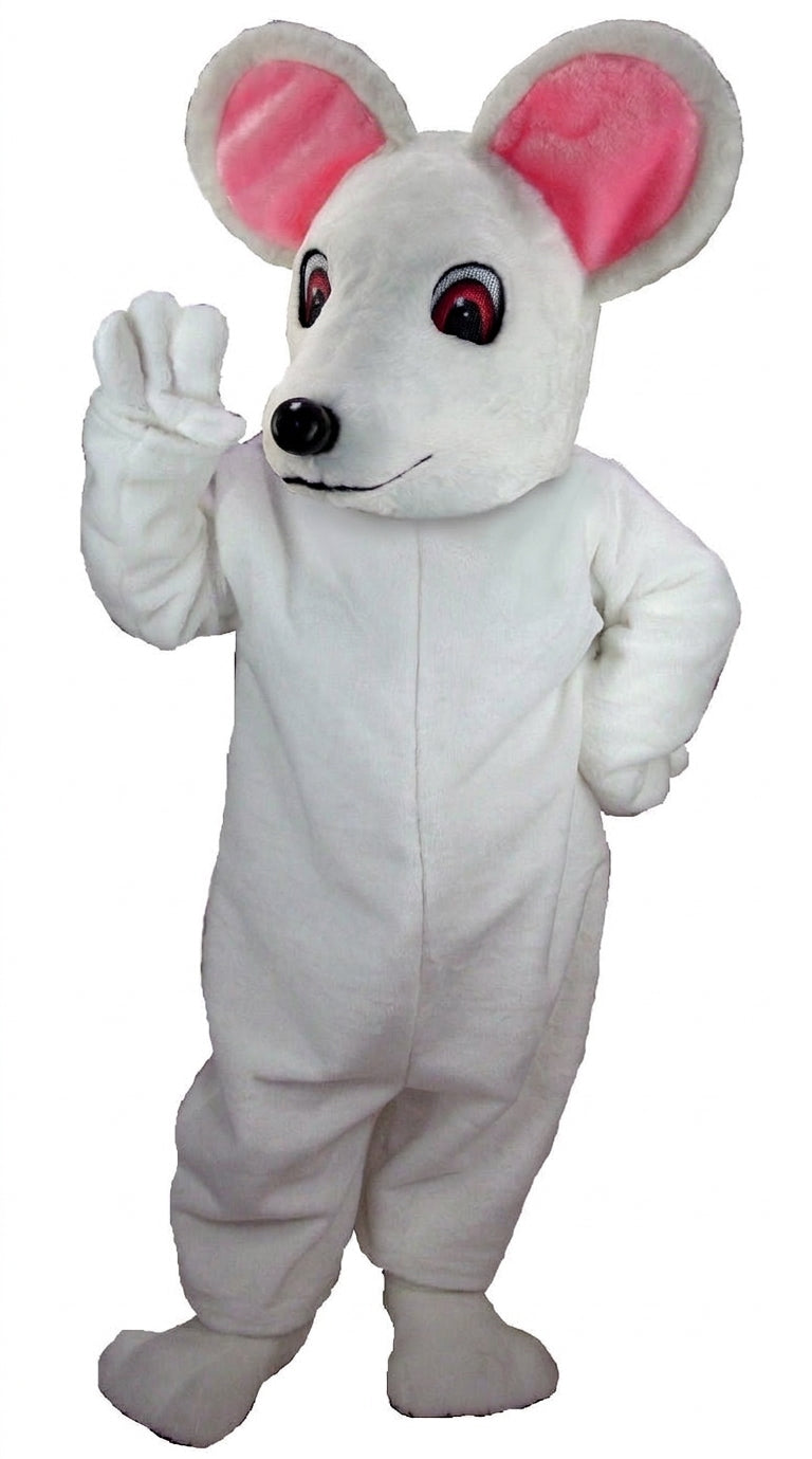 Albino Mouse Mascot Costume (Thermolite) - professional mascot costume from The Mascot Store