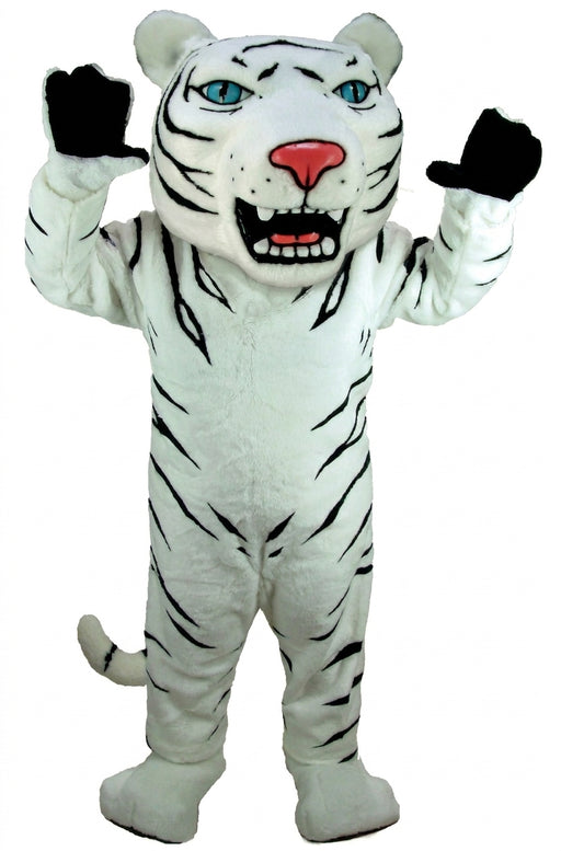 Albino Tiger Mascot Costume (Thermolite) - professional mascot costume from The Mascot Store