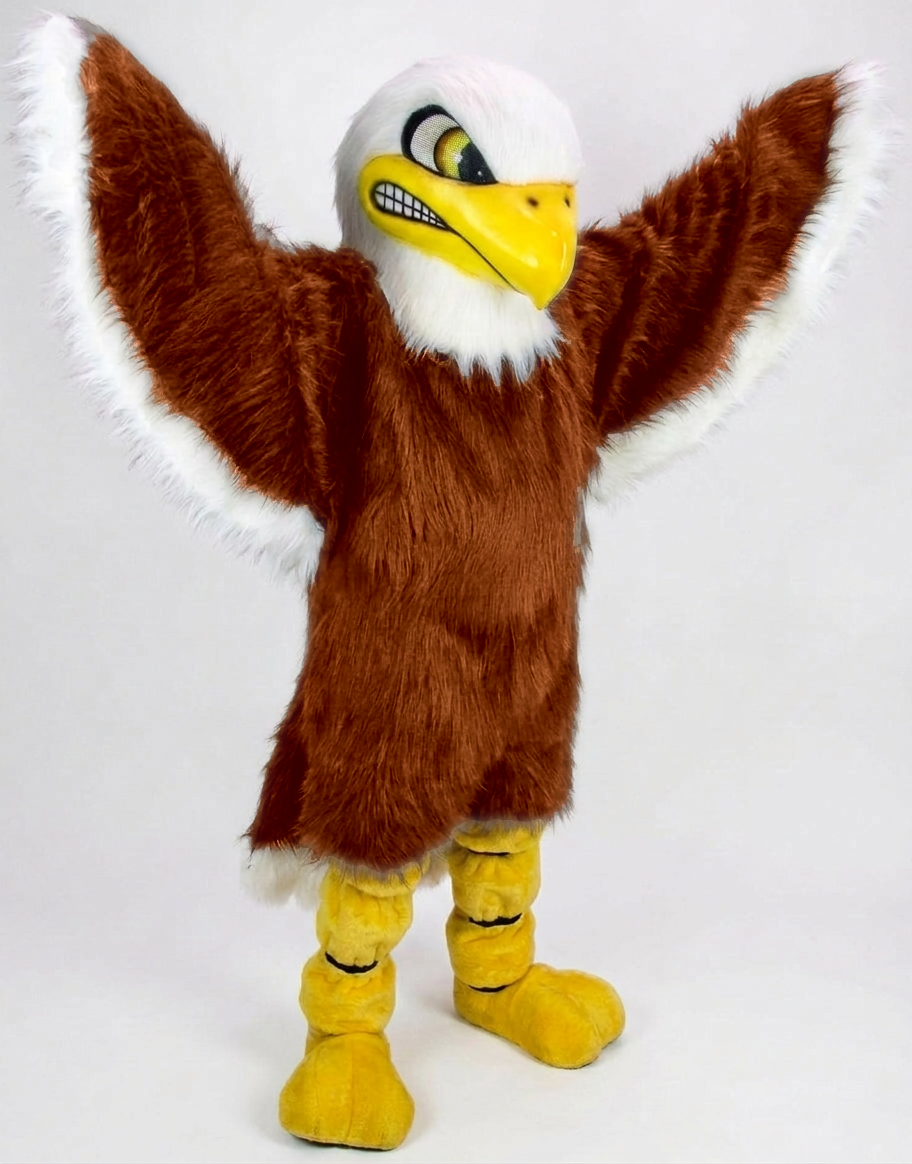 Bald Eagle Mascot - Long fur / Rust mascot costume