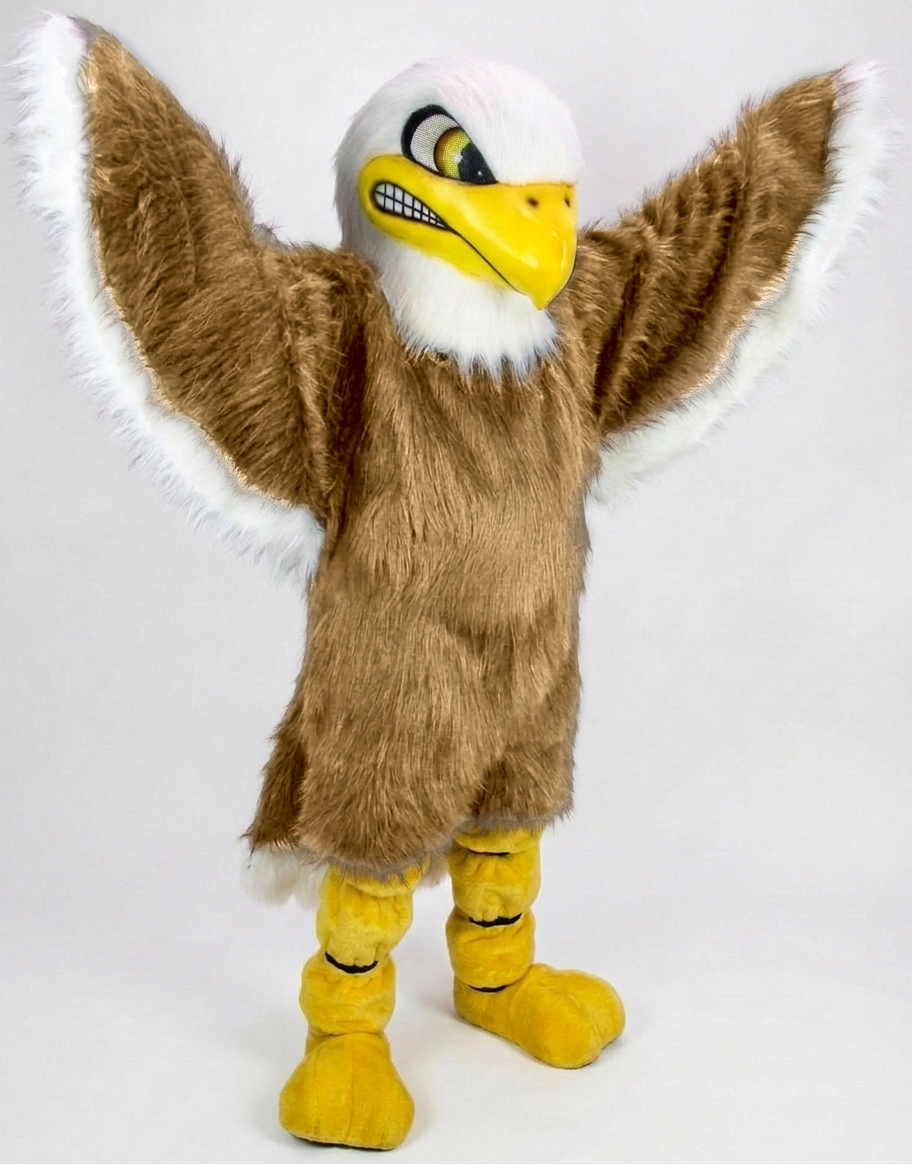 Bald Eagle Mascot - Long fur / Tan mascot costume