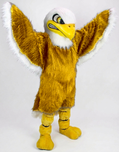Bald Eagle Mascot - Long fur / Yellow mascot costume