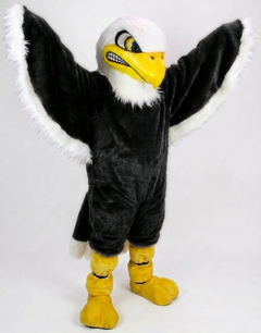 Bald Eagle Mascot - Short fur / Black mascot costume