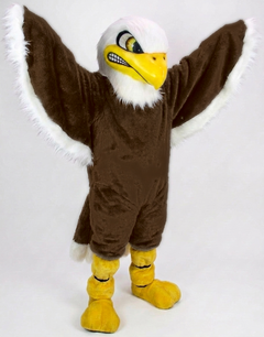 Bald Eagle Mascot - Short fur / Chocolate Brown mascot costume
