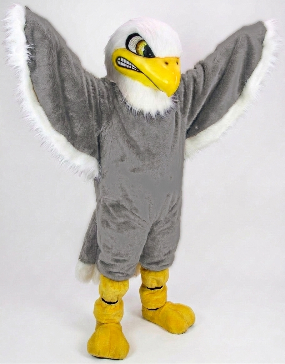 Bald Eagle Mascot - Short fur / Grey mascot costume