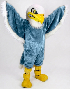 Bald Eagle Mascot - Short fur / Light blue mascot costume