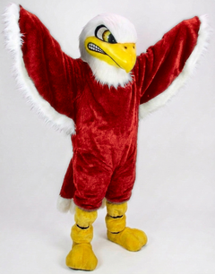Bald Eagle Mascot - Short fur / Red mascot costume