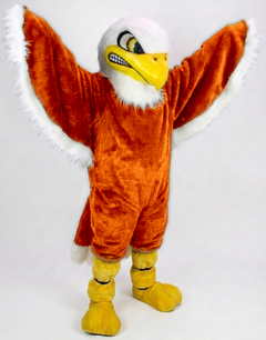 Bald Eagle Mascot - Short fur / Tiger Orange mascot costume