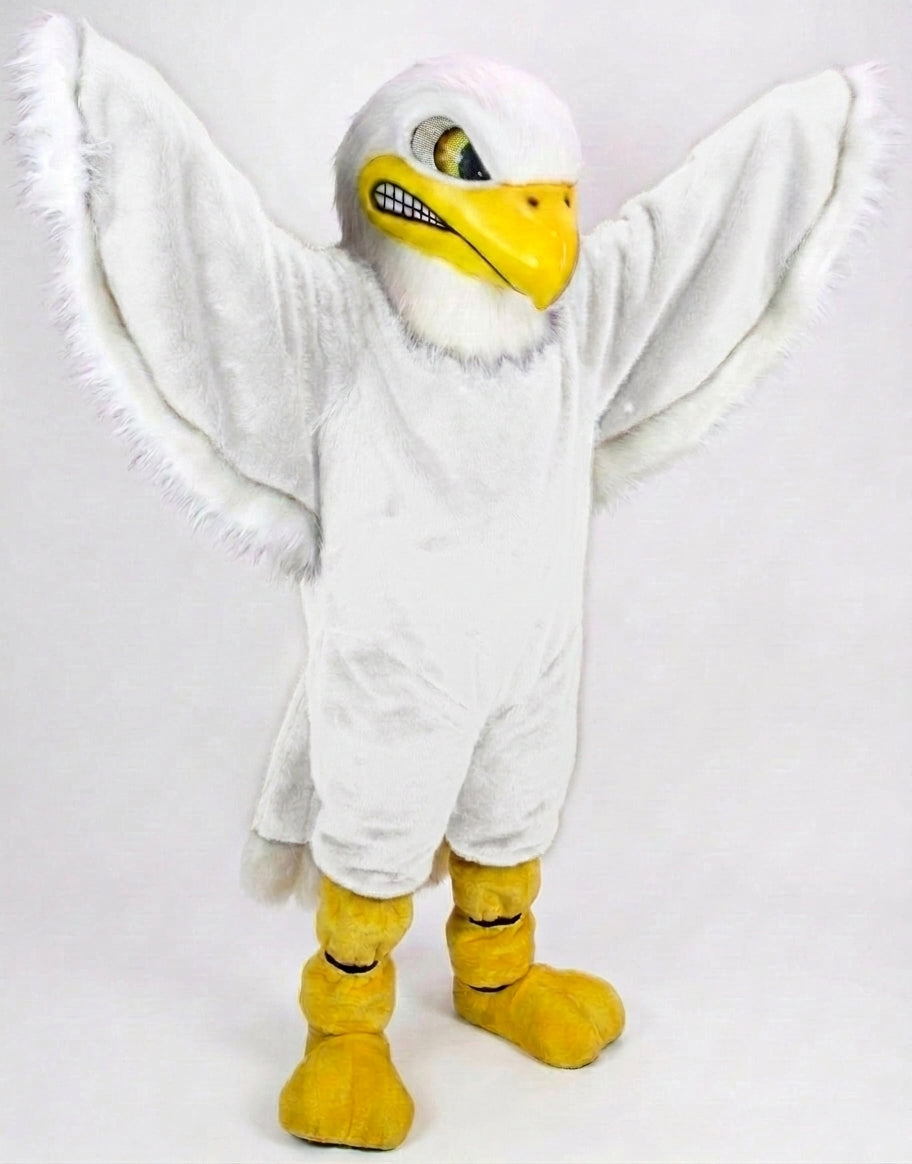 Bald Eagle Mascot - Short fur / White mascot costume
