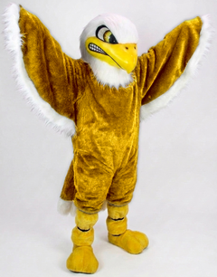 Bald Eagle Mascot - Short fur / Yellow mascot costume